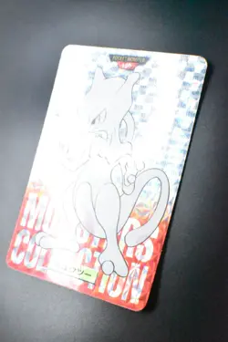 Mewtwo File No. 150 Bandai Carddass Vending Red 1996 Prism Pokemon Card - Image 4