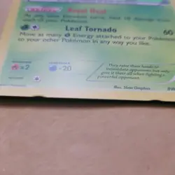 POKEMON PROMO CARD - BLACK AND WHITE - SERPERIOR BW20 (HOLO) EX (DAMAGED) (NO 2) - Image 3