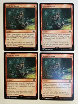 4x Mtg Lord Of The Rings Rush The Room NM Magic The Gathering - Image 1