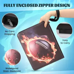 Portable 9-Pocket Trading Card Holder - Ideal for Football, MTG & Collectibles - Image 5