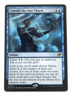 Magic The Gathering MTG: Consult the Star Charts-Instant NF (EOE) Rare 0051 - Image 1