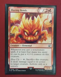 Blazing Bomb C 0130 - Final Fantasy MTG Magic The Gathering - Image 1