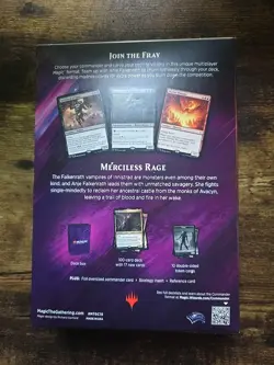 Magic the Gathering MTG Commander 2019 Merciless Rage Deck Factory Sealed - Image 4