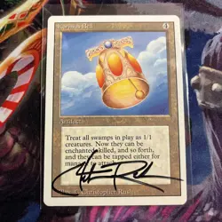 MTG **Artist Signed** Revised Kormus Bell, Christopher Rush, 1994 - Image 1