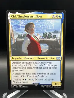 Near Mint, English - 1 x MTG Cid, Timeless Artificer (0413) Final Fantasy - Image 1