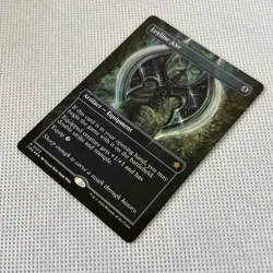 MTG Leyline Axe (Borderless) Foundations FDN Reg Rare #353 NM/MT+ **Ships Free** - Image 3