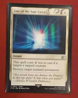 Fate of the Sun-Cryst C 0019 - Final Fantasy MTG Magic The Gathering - Image 1