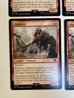 4x Mtg Lord Of The Rings Oliphaunt NM Magic The Gathering - Image 2