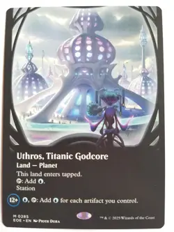 MtG borderless Uthros, Titanic Godcore (#285) EOE ×1 NM FREE NEXT DAY SHIPPING! - Image 1