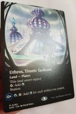 MtG borderless Uthros, Titanic Godcore (#285) EOE ×1 NM FREE NEXT DAY SHIPPING! - Image 3