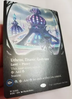 MtG borderless Uthros, Titanic Godcore (#285) EOE ×1 NM FREE NEXT DAY SHIPPING! - Image 4