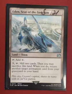 Eden, Seat of the Sanctum U 0277 - Final Fantasy MTG Magic The Gathering NM - Image 1