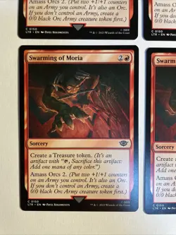 4x Mtg Lord Of The Rings Swarming Of Moria NM Magic The Gathering - Image 2
