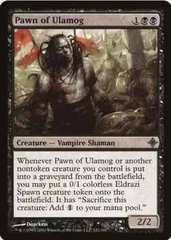 MTG Pawn of Ulamog Rise of the Eldrazi Regular NM - Image 1
