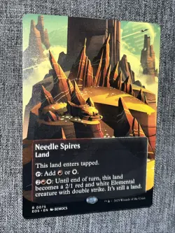 MTG Edge of Eternities Needle Spires BORDERLESS Non Foil 0075 EOS - Image 1