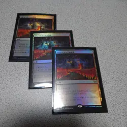 Blazemare's Boundary Japanese Foil MTG NM Set of Three - Image 1