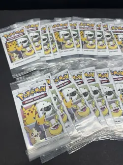 2020 Pokemon 25th Anniversary General Mills Sealed Packs LOT 25 Packs - Image 2
