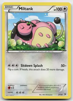 Pokemon tcg Kalos Starter Set #27/39 Miltank Lightly played - Image 1