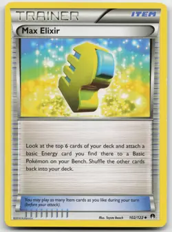 Pokemon tcg XY - BREAKpoint #102/122 Max Elixir Lightly played - Image 1