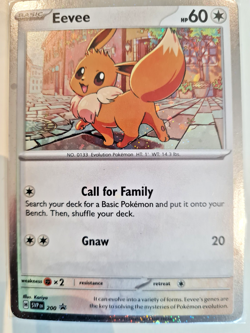 Pokemon TCG Eevee SVP 200 Black Star Promo Destined Rivals Cosmos Holo Near Mint - Image 1