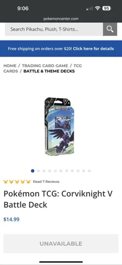 Pokemon sealed case Corviknight V Battle Decks case of 48 2022 Q1 swsh 🔥 👀 🥵 - Image 3