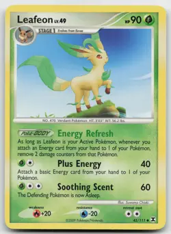 Pokemon tcg Rising Rivals #45/111 Leafeon Lightly played - Image 1