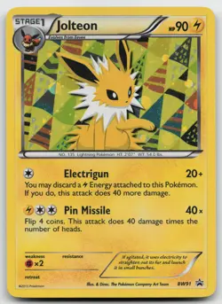 Pokemon tcg Black and White Promos #BW91 Jolteon Lightly played - Image 1