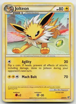 Pokemon tcg Undaunted #28/90 Jolteon Lightly played - Image 1