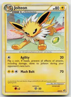 Pokemon tcg Undaunted #28/90 Jolteon Lightly played - Image 1