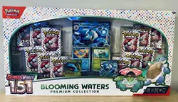 Pokemon 151 Blooming Waters Premium Collection, Scarlet and Violet - New Sealed - Image 1