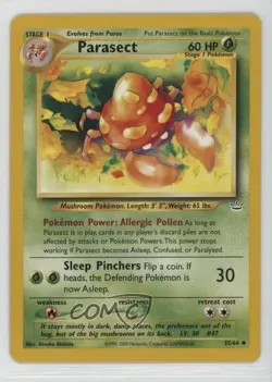 Parasect Pokemon Neo Revelation #35 2001 04dh - Image 1