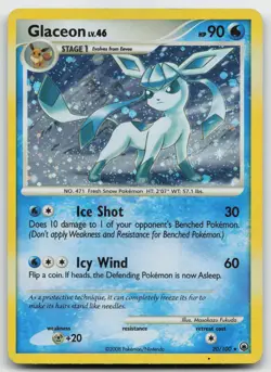 Pokemon tcg Majestic Dawn #020/100 Glaceon Holo Lightly played - Image 1