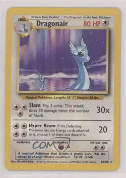 Dragonair Pokemon Base Set #18 1999 0mh3 - Image 1