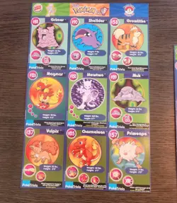 Complete Lot Burger King Pokemon Cards Movie Master Trainer Uncut Sheet 1999 - Image 2