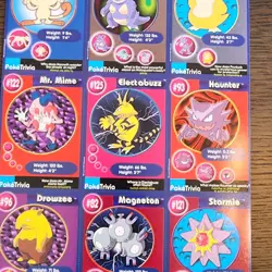 Complete Lot Burger King Pokemon Cards Movie Master Trainer Uncut Sheet 1999 - Image 4
