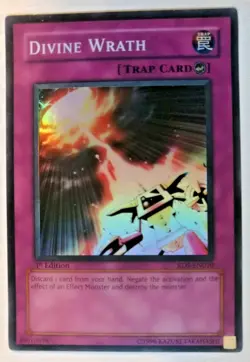 Yugioh Divine Wrath Ultimate Rare RDS-EN050 1st Edition - Image 1