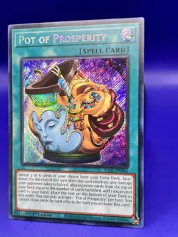 Yugioh Pot of Prosperity RA01-EN066 Secret Rare 1st Ed NM - Image 2