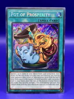 Yugioh Pot of Prosperity RA01-EN066 Secret Rare 1st Ed NM - Image 4