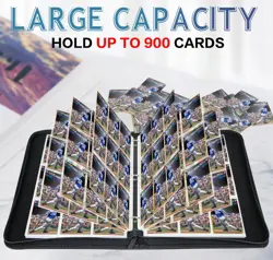 900 Pockets Baseball Card Binder, Trading Card Binder with 50Pcs Card Sleeves... - Image 3