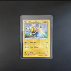 Pokemon Pikachu TCG Holo Card Libre 30/30 Near Mint Condition 2016 XY Trainer - Image 1