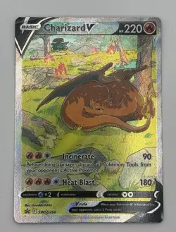 Charizard V #SWSH260 - Black Star Promo NM/M - UPC Exclusive Pokemon Card - Image 1