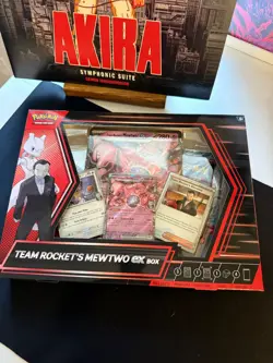 Team Rocket’s Mewtwo EX Box | Sealed | 4 Packs + 3 Promos + Jumbo Card - Image 1
