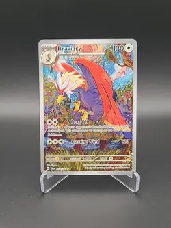 Pokemon Braviary 214/191 Illustration rare Pokemon TCG Card Surging Sparks 2024 - Image 1