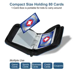 Mini Card Binder 1-Pocket, Super Lightweight Small Collectible Trading Card A... - Image 5