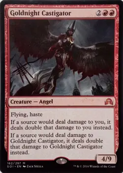 162/297 GOLDNIGHT CASTIGATOR MYTHIC SHADOWS OVER INNISTRAD MTG CARD - Image 1