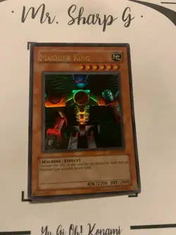 MACHINE KING - EM1-EN001 ENGLISH Yu-Gi-Oh! CARD ULTRA RARE HOLO KONAMI 2004* - Image 4