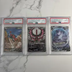 PSA 10 Galarian Moltres V 078/070 Zapdos Articuno 074 076 Pokemon Card Japanese - Image 1