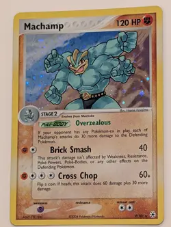 Pokemon TCG Machamp Holo Rare Card 9/101 - Hidden Legends - Image 1