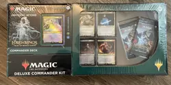 MTG Magic The Gathering - Lord of the Rings Deluxe Commander Kit - Elven Council - Image 1