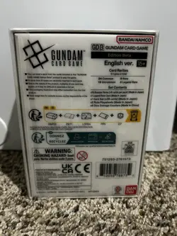 ENGLISH Gundam TCG Card Game Beta Test Box Unopened Bandai - Image 2